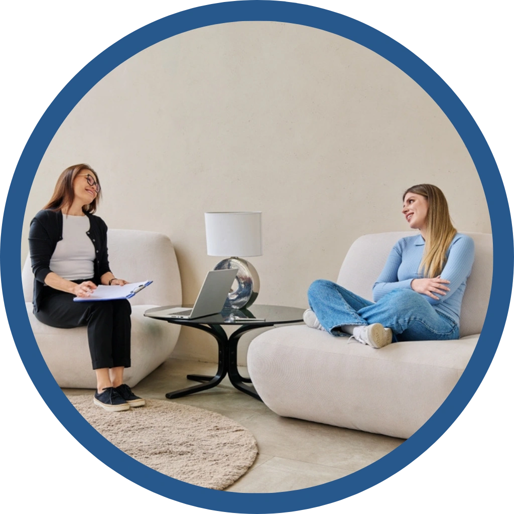 Behaviour Bridge practitioner supporting a young person with a disability through PBS strategies